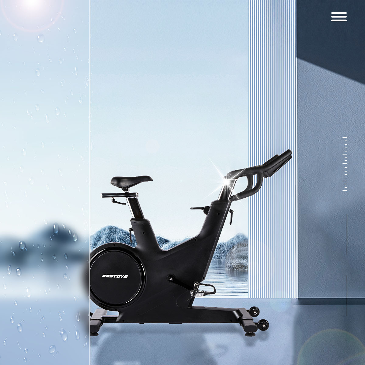 comfortable exercise bike